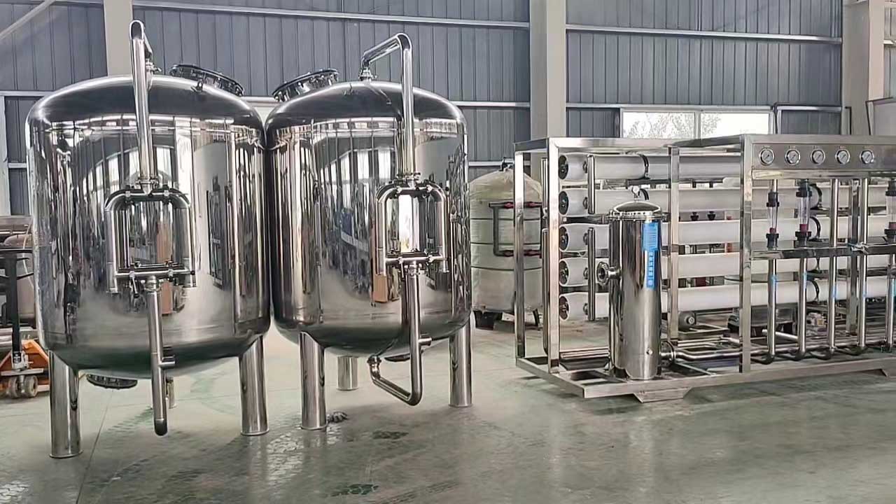 夏县全不锈钢10T双级反渗透设备饮料厂定制